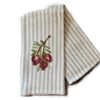 Geschirrtuch Granatapfel - bestickt