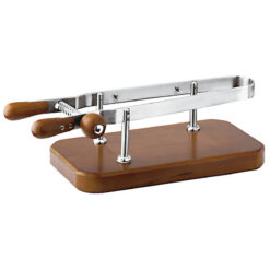 Schinkenhalter mit Holzsockel